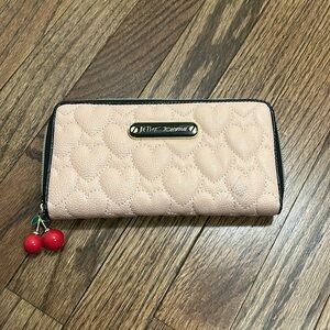 Betsey Johnson hearts and cherry WALLET